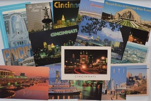 Lot (18) CINCINNATI, Ohio Scenic Views and Famous Landmarks Postcards - Picture 1 of 22