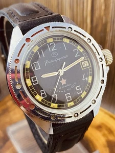 Watch Vostok Komandirskie Wostok Vintage Wristwatch USSR Rare Soviet #8586 - Picture 1 of 22