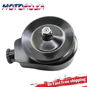 NEW 26028613 Black Power Steering Pump w/ Single Groove Pulley For Chevy Buick - Picture 1 of 9