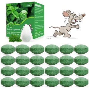 Mouse Rodent Repellent, 24 Pack Peppermint Mice Repellent for Squirrel Rats S... - Picture 1 of 3
