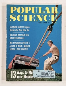 1962 Jun POPULAR SCIENCE European satellite SPACE RACE new cars HOME DARKROOM &c - Picture 1 of 7