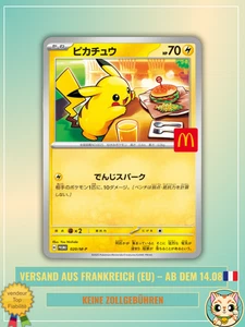PSL Pikachu McDonald's Promo 020/M-P - Pokemon Japanese Card 2025 48H Shipping - Bild 1 von 12