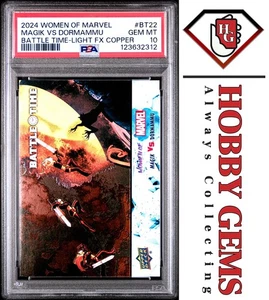 MAGIK DORMAMMU PSA 10 2024 UD Women of Marvel Battle Time Light FX Copper #BT22 - Picture 1 of 2