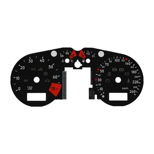 Gauge Face for Audi TT Jaeger Gauge Instrument Cluster 260KM/H - Picture 1 of 5