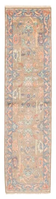2'6" x 9'11" Vintage Hand-knotted Runner Rug Traditional Oriental Wool Carpet - Image 1 of 4
