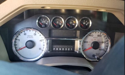 F250 Super Duty 2009-2010 OE velocímetro calibre grupo 301 k millas Ford Foto 1 de 4