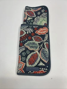 Vera Bradley Lockenstab/Heißwerkzeuge Reisekoffer Normadisches Blumenmuster grau rot - Bild 1 von 2
