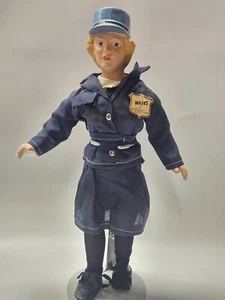 Antigua muñeca Waves mujer militar composición patriótica de 15" Segunda Guerra Mundial Freundlich Nueva York - Imagen 1 de 9