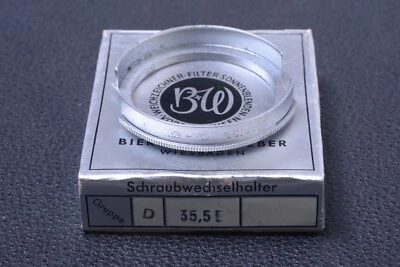 ✅ ADAPTADOR FILTRO B&W SCHNEIDER ANILLO ESCALONADO GENUINO 35,5MM A 39,5MM 101-2 Foto 1 de 2