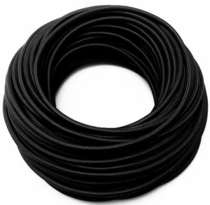 H05VV-F Textilkabel 3x1,5 Kabel Schwarz 3-adrig Elektrokabel Litze Designkabel - Bild 1 von 2