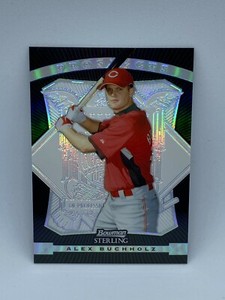 Alex Buchholz 2009 Bowman Sterling Prospects Black Refractor 20/25 Reds