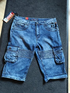 Viman, Herren Jeans, Bermuda, Cargojeans, Gr. 40 (33-42) NEU mit Etikett - Bild 1 von 8