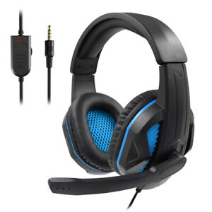 3.5mm Gaming Headset Mic Headphones Stereo Bass Surround For PS5 PS4 PC Xbox One