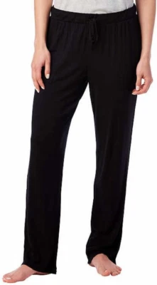 NWT Lucky Brand Womens Sleep Pajajma Pants Loungewear Black Size M $80 FFF009 - Image 1 of 2
