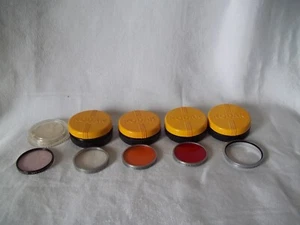 3 Filtros Vintage Kodak Wratten Serie VI Tipo A Luz del Día Retra 1 Tiffen Photar - Imagen 1 de 8