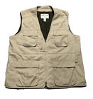 Vintage ORVIS Canvas Utility Vest Hunting Fly Fishing Hiking Jeep Photography XL