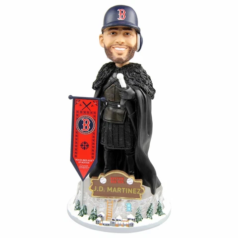 J.D. Martinez Boston Red Sox Game of Thrones Night's Watch GOT Bobblehead MLB Cover