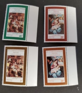 St Christopher, nice 1970 MNH X-mas set - Picture 1 of 1
