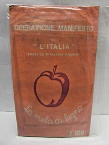 bustina piena - operazione manifesto "l'italia" - panini - cm 11,50 x cm 19,30 - - Picture 1 of 2