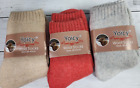 Wool Socks by Yoicy, Women's Size 8-11, Three Pair, New in Assorted Colors
