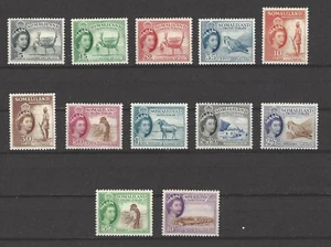 SOMALILAND PROTECTORATE, # 128-139, QUEEN ELIZABETH II, PICTORIALS - Picture 1 of 1
