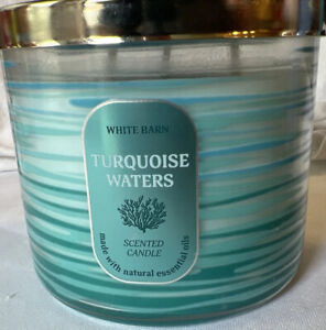 Bath And Bodyworks Turquoise Waters 3-wick Candle 
