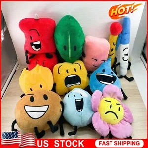 Battle for Dream Island Plush Figure Toy BFDI Stuffed Doll for Kids Xmas Gifts - Picture 1 of 25