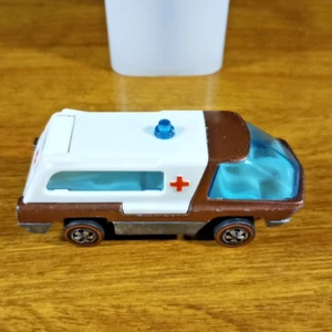 Hot Wheels The Heavyweights Redline Ambulance Copper Brown Hong Kong 1970 - Picture 1 of 6