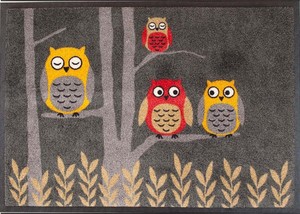 Fußmatte Fußabtreter "Welcome-Eulen-Family" Fußmatten OWL Willkommen Türmatte Fußmatte Fußabtreter "Welcome-Eulen-Family" Fußmatten OWL Willkommen Türmatte