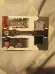 Ken Griffey Jr Alex Rios 2006 Ultimate Tandem Materials Duel Patch 17/25 - Picture 1 of 2