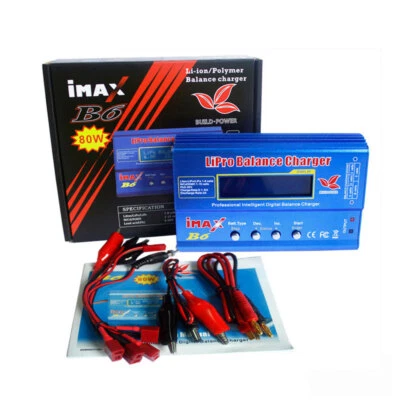 IMAX B6 LCD-Bildschirm Digital RC Lipo NiMh Akku Balance Ladegerät Lader Charger - Bild 1 von 4