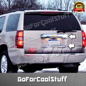 For 08~09 10 11 12 13 14 Chevy Suburban Tahoe Chrome Liftgate Hatch Accent Cover - Picture 1 of 2