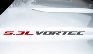 Premium 5.3L Vortec Vinyl Decal Sticker Fits Silverado Truck SUV - Any Color - Picture 1 of 2