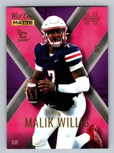 Malik Willis 2022 Wild Card Matte X-Plode Purple/Pink X Chase /5 #MXP-38 - Bild 1 von 2