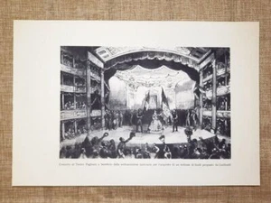 Firenze 1860 Teatro Pagliano oggi Verdi Concerto pro milione fucili Garibaldi - Picture 1 of 1