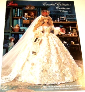 Paradise Publications Crochet Vol 71 - 1830 - Tailor's Daughter The Button Bride - Picture 1 of 4