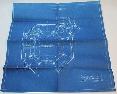 ¡ESTÁ EN LA BOLSA! / Dibujo conceptual de diseño de set de película 1944, café gay de los noventa Foto 1 de 4