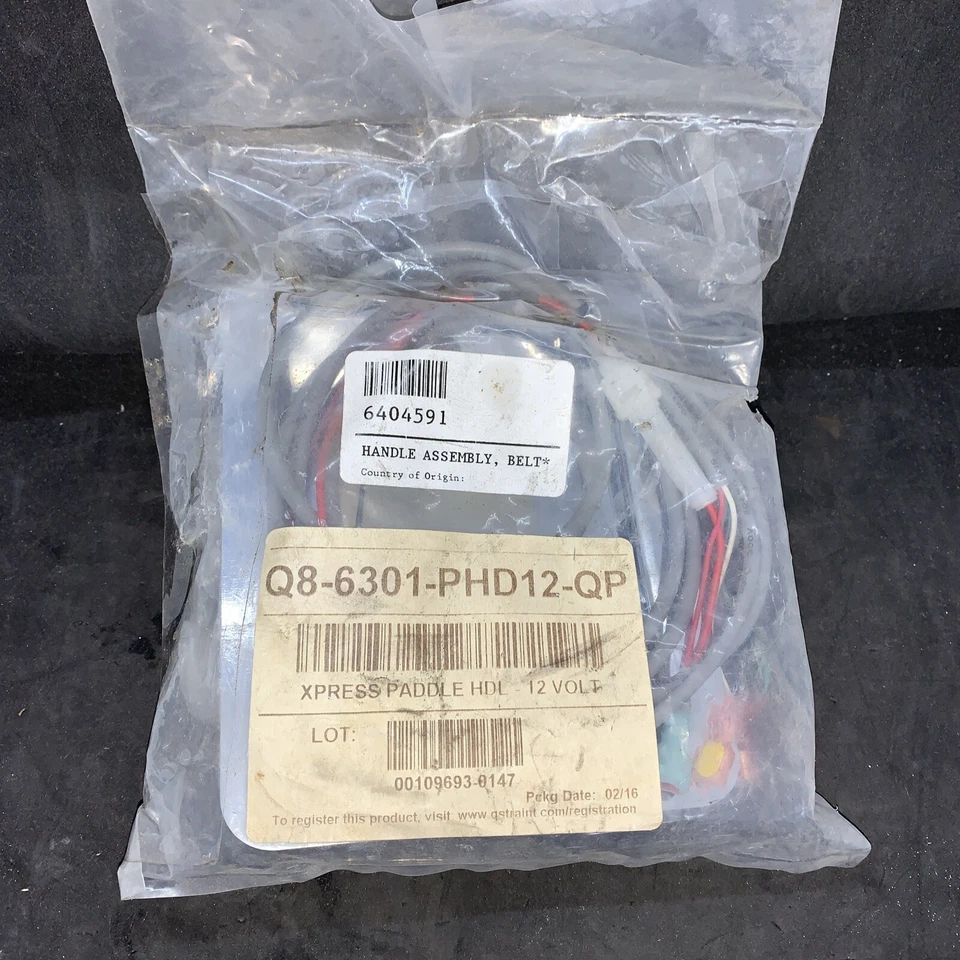 MANGO DE PALETA DE LIBERACIÓN PROGRAMADA Q'STRAINT PARA Q'POD Q8-6301-PHD12 QP Foto 1 de 4