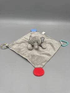Moderne Baby Elefant Lovey grau Sicherheitsdecke Rassel Beißring Spielzeug - Bild 1 von 7