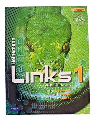 Links 1 Heinemann Science With CD Vels Edition Cochrane Develin Coffey - Image 1 of 4