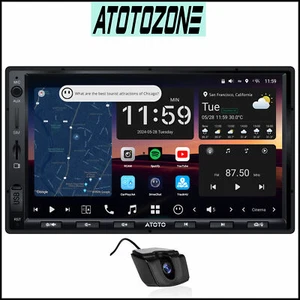 ATOTO X10 7" 2Din Android13 Autoradio ChatGPT AI 4G LTE GPS NAVI con Dash-Kamera - Foto 1 di 8