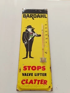Termómetro de vidrio vintage ACEITE BARDAHL sin porcelana era años 40-50 - Imagen 1 de 5