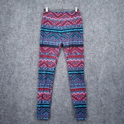 LuLaRoe Leggings Women One Size Pink Aztec Navajo Blue Geometric Stretch Boho - Image 1 of 4