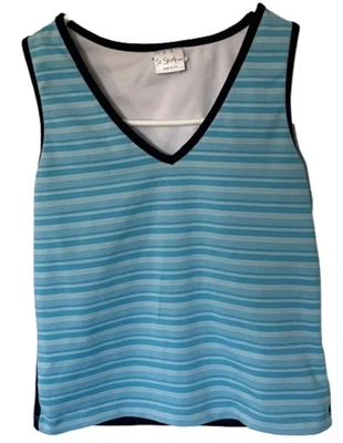 So Sporty Women’s Athletic Gear Tank Top Size M Blue Fitted Racerback - Image 1 of 3