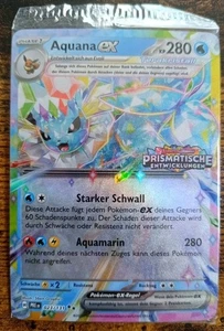 Pokemon Aquana ex 023 Prismatic Evolution Stamp Promo Deutsch Sealed - Bild 1 von 4