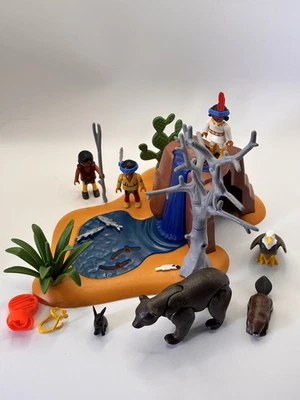 Playmobil 5252 Native American Western 2012 Retired MISSING HORSE - Image 1 of 4