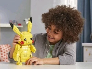 Pokemon Jumbo Pikachu 806 Pieces- Mega Construx- Buildable 32cm Age 8+ Brand New - Picture 1 of 10