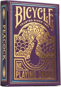 Bicycle Purple Peacock Playing Cards - Picture 1 of 2