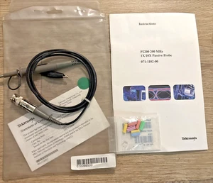 Tektronix P2200 200 Mhz 1x/10x Oszilloskop passiver Tastkopf - Bild 1 von 2