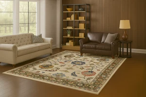 Alfombra de área de colección de artes y manualidades Crafters & Weavers alfombra lavable ultra suave, - Imagen 1 de 11